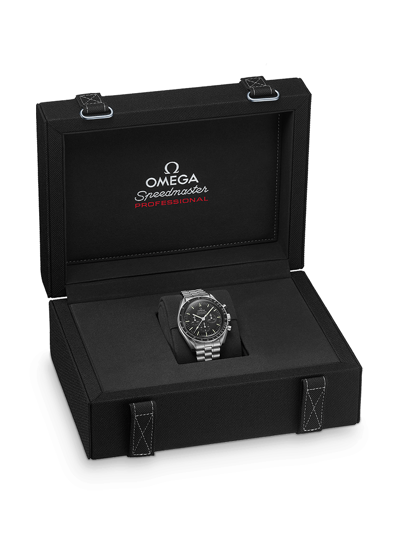 Omega Speedmaster Moonwatch Professional Co‑Axial Master Chronometer Chronograph Black Dial Men 42MM