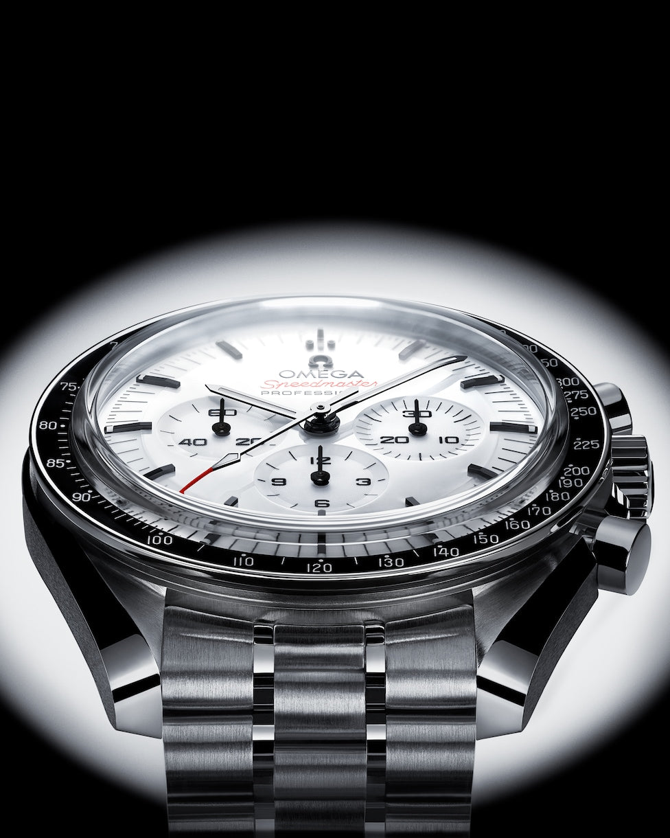 Omega Speedmaster Moon Watch Professional White Dial Men 42MM