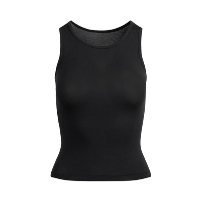 Skims Boyfriend Long Tank Onyx