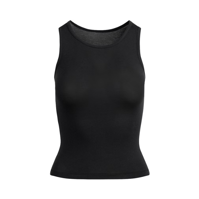 Skims Boyfriend Long Tank Onyx