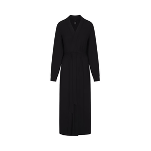 Skims Soft Lounge Long Robe Onyx