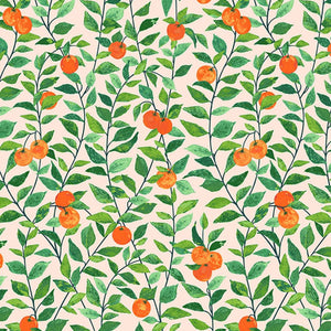 Orange Crush Peel + Stick Wallpaper