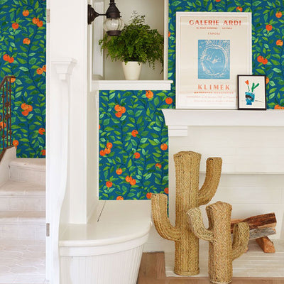 Orange Crush Peel + Stick Wallpaper