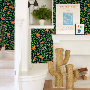 Orange Crush Peel + Stick Wallpaper