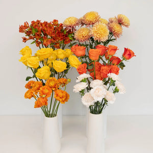 Orange Harvest DIY Flower Kit