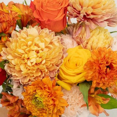 Orange Harvest DIY Flower Kit