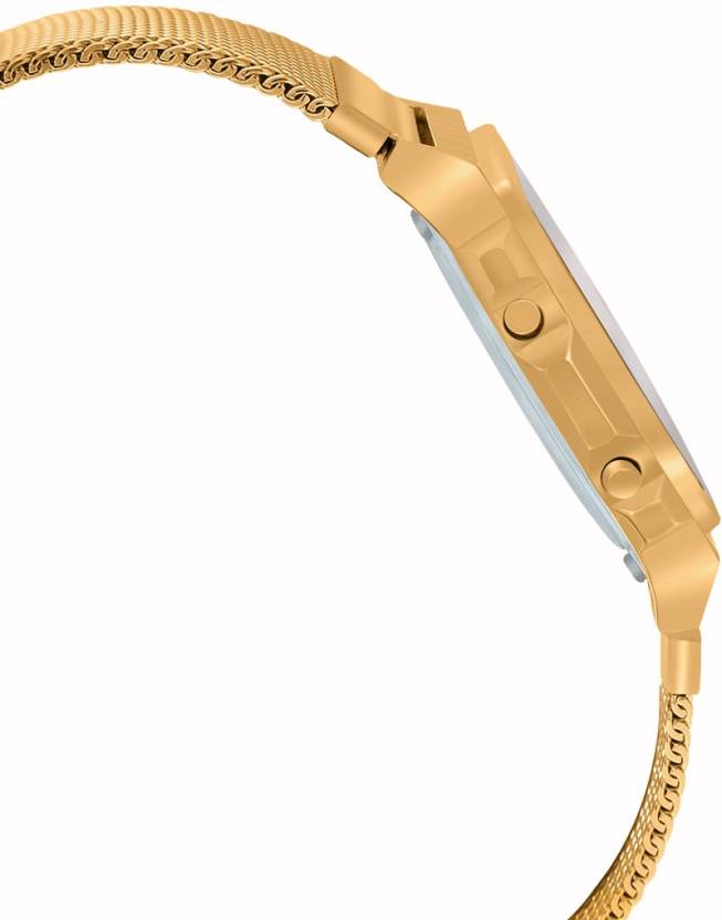 Casio Vintage Yellow Gold Dial Unisex 38mm