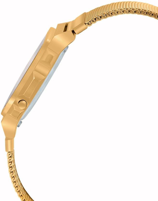 Casio Vintage Yellow Gold Dial Unisex 38mm