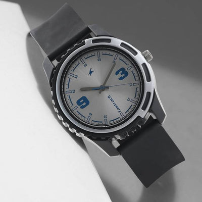 Fastrack Silver & Black