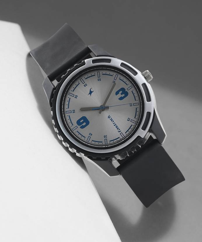 Fastrack Silver & Black