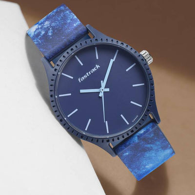 Tie & Dye Men Blue Dial