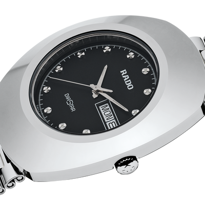 Rado Diastar Original Black Dial Men 35.1mm