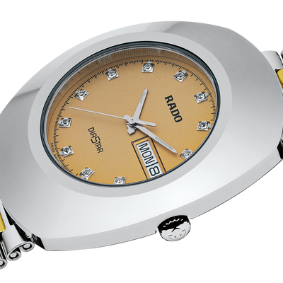 Rado Diastar Original Champagne Dial Men 35.1mm