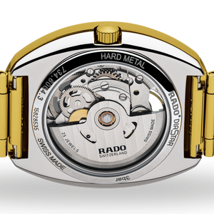 Rado Diastar Original Skeleton Gold Dial Men's Watch 35mm