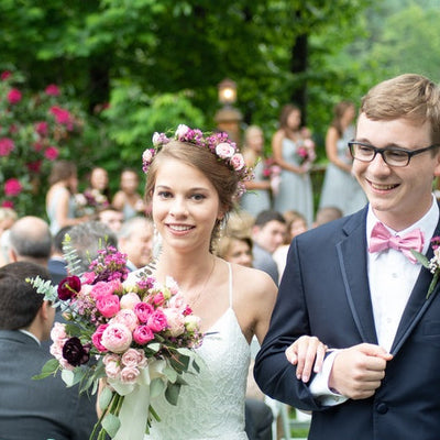 Pink Garden Wedding