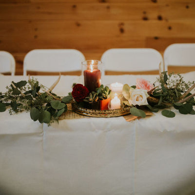 Rustic Blush & Burgundy Wedding