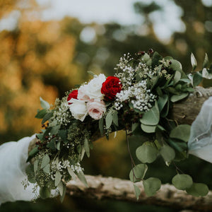 Rustic Blush & Burgundy Wedding