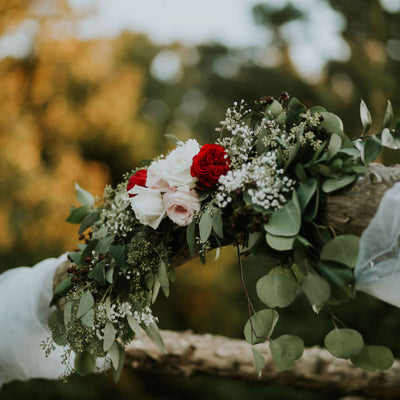 Rustic Blush & Burgundy Wedding