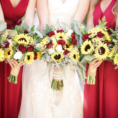 Outdoor Simple Sunflower Wedding