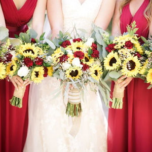 Outdoor Simple Sunflower Wedding