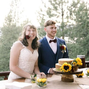 Outdoor Simple Sunflower Wedding