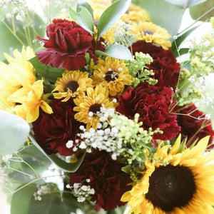 Outdoor Simple Sunflower Wedding
