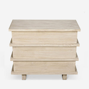 Corliss 3-Drawer Dresser, White Wash