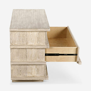 Corliss 3-Drawer Dresser, White Wash