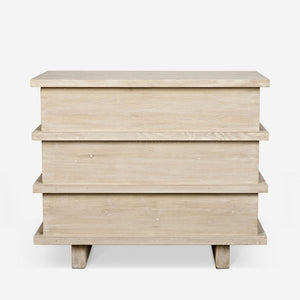 Corliss 3-Drawer Dresser, White Wash
