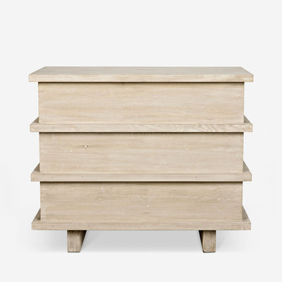 Corliss 3-Drawer Dresser, White Wash