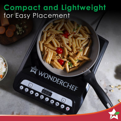 Wonderchef Renewed Power 1400W Induction Cooktop | 11 Preset Functions
