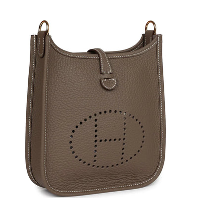 Hermès Evelyne TPM Etoupe Clemence Gold Hardware