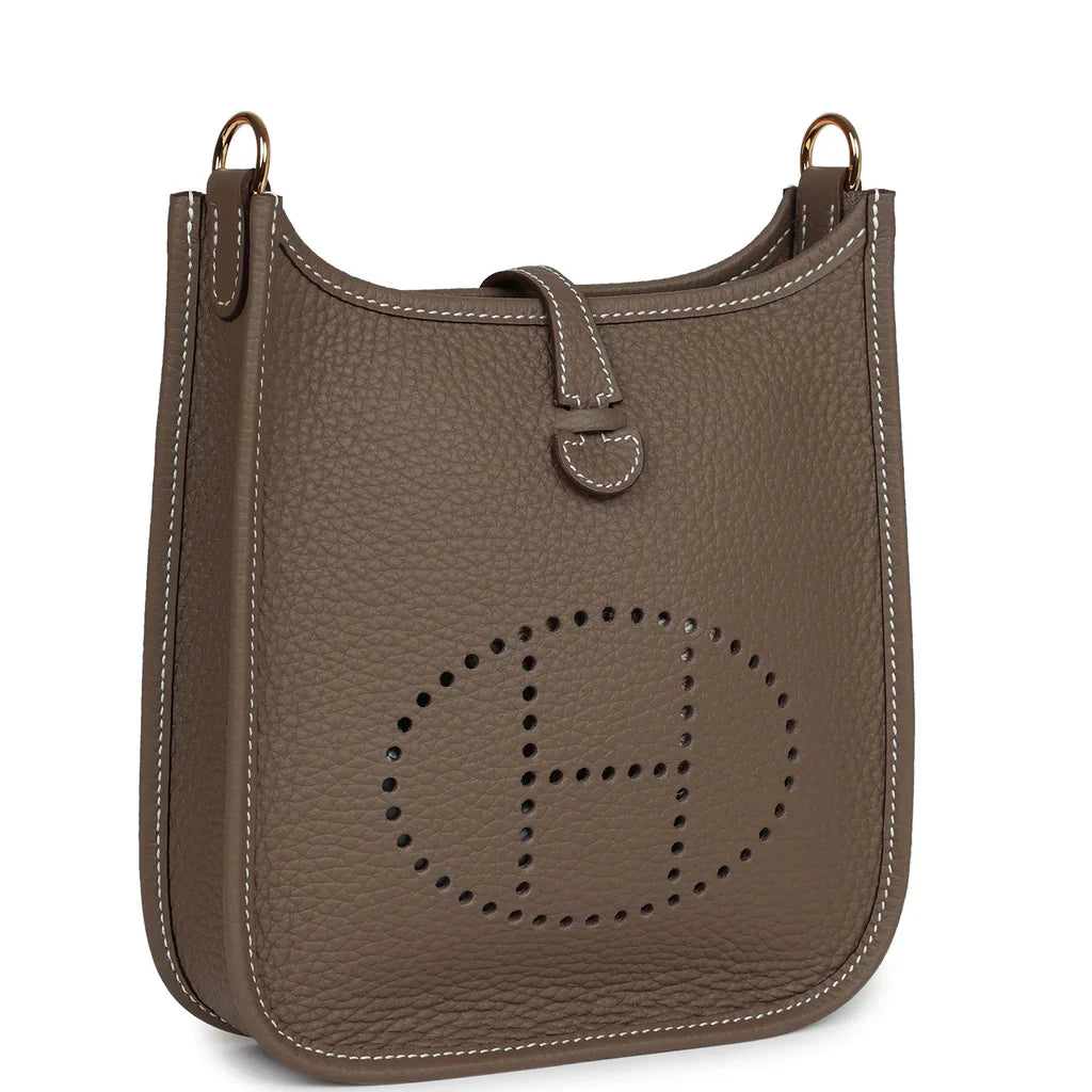 Hermès Evelyne TPM Etoupe Clemence Gold Hardware