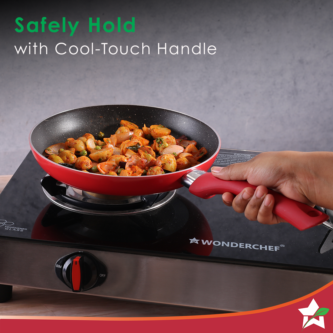 Wonderchef Renewed Milano 24cm Fry Pan | Meta Tuff Non-Stick Coating