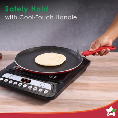 Wonderchef Renewed Milano 24cm Dosa Tawa | Meta Tuff Non-Stick Coating