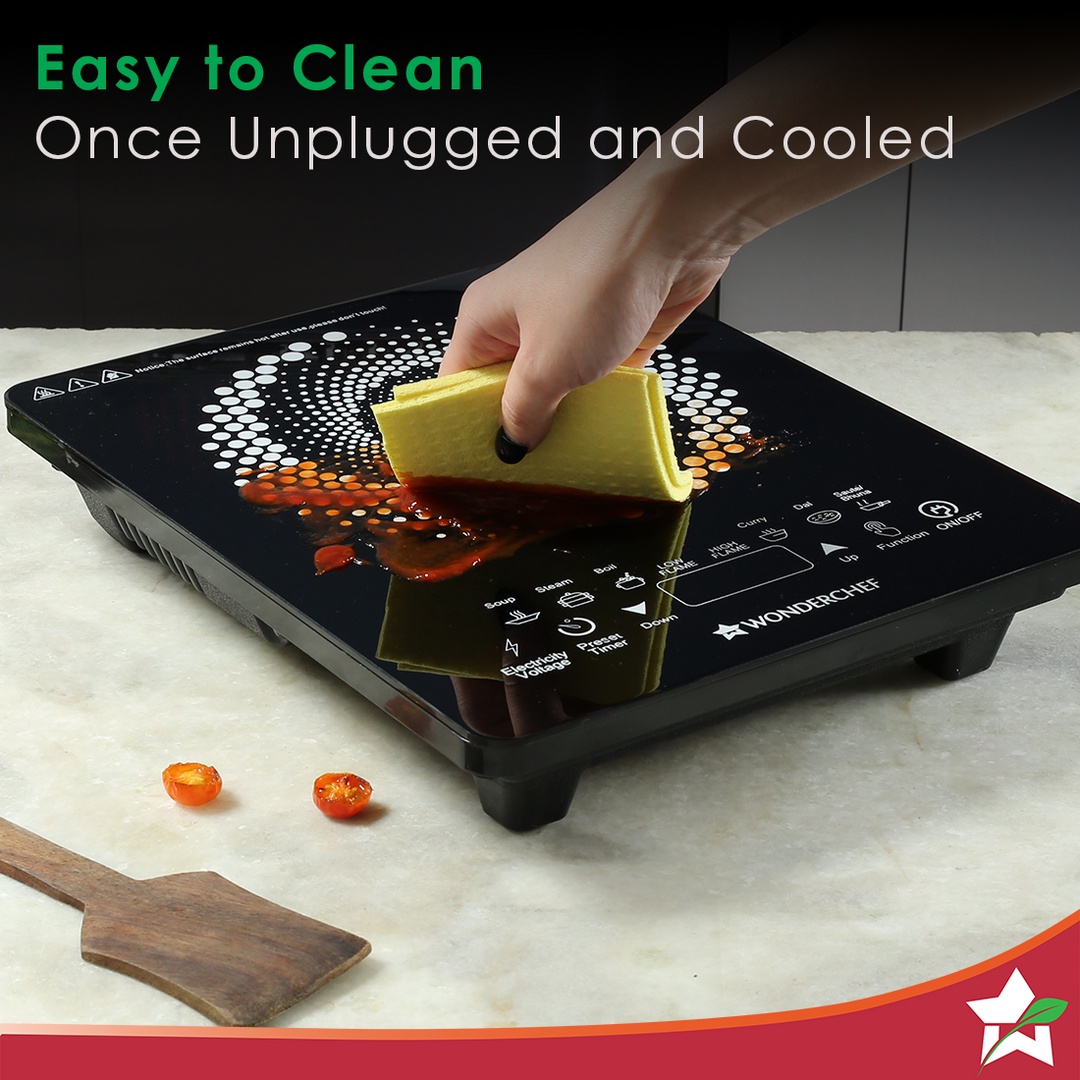 Swift Induction Cooktop with 8 Power Settings|2200 Watt