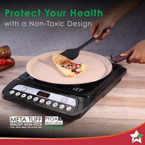 Wonderchef Renewed Milano 24cm Dosa Tawa | Meta Tuff Non-Stick Coating