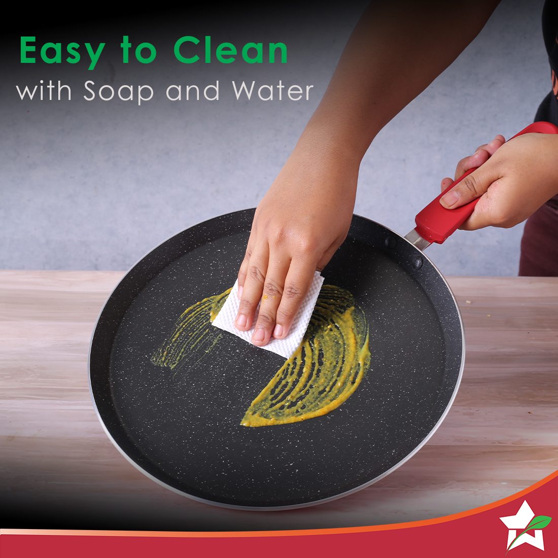 Wonderchef Renewed Milano 24cm Dosa Tawa | Meta Tuff Non-Stick Coating