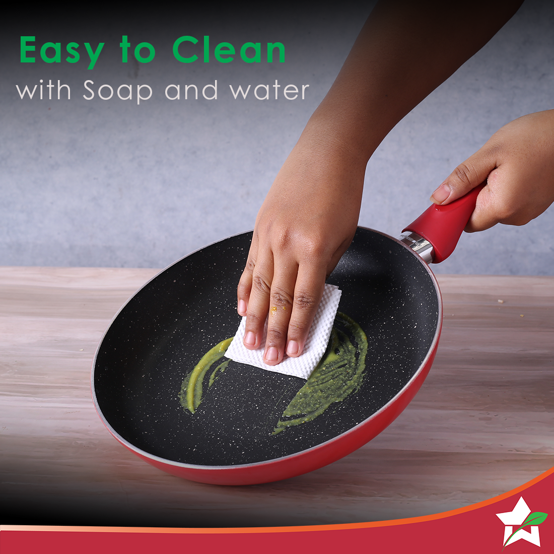 Wonderchef Renewed Milano 24cm Fry Pan | Meta Tuff Non-Stick Coating