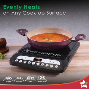 Wonderchef Renewed Milano 24cm Kadhai (without Lid)