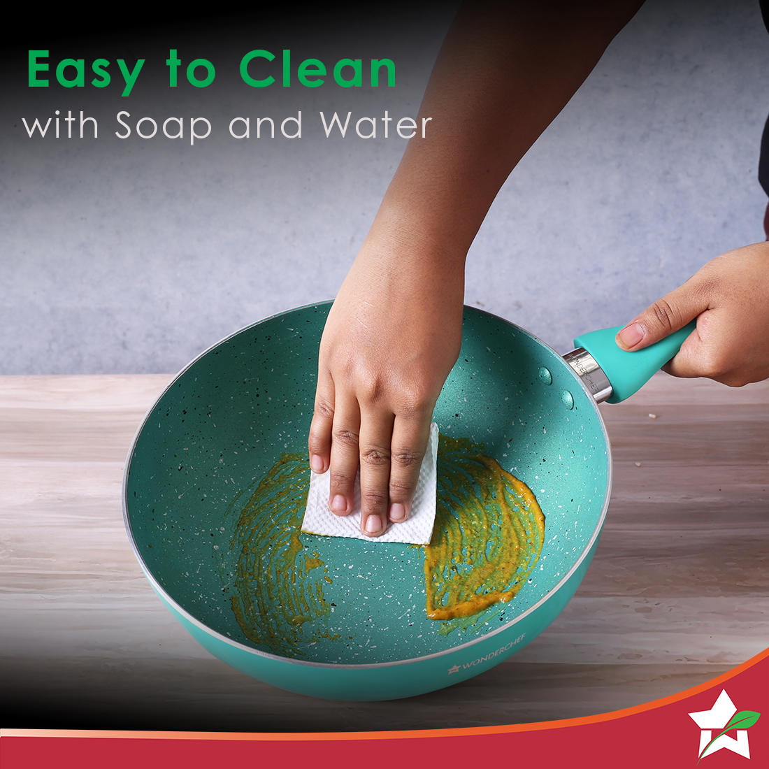 Wonderchef Renewed Celebration Non-stick 24cm Wok