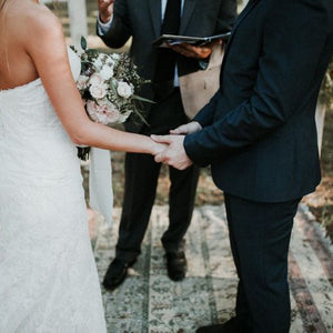 Moody Dusty Rose Vintage Wedding
