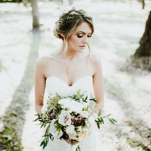 Moody Dusty Rose Vintage Wedding