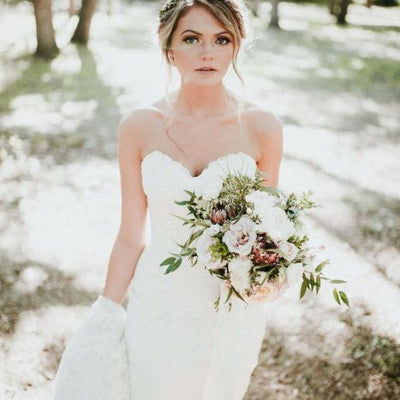 Moody Dusty Rose Vintage Wedding