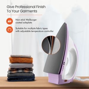 Panache Plus Non-Stick Weillburger-Coated Soleplate Dry Iron