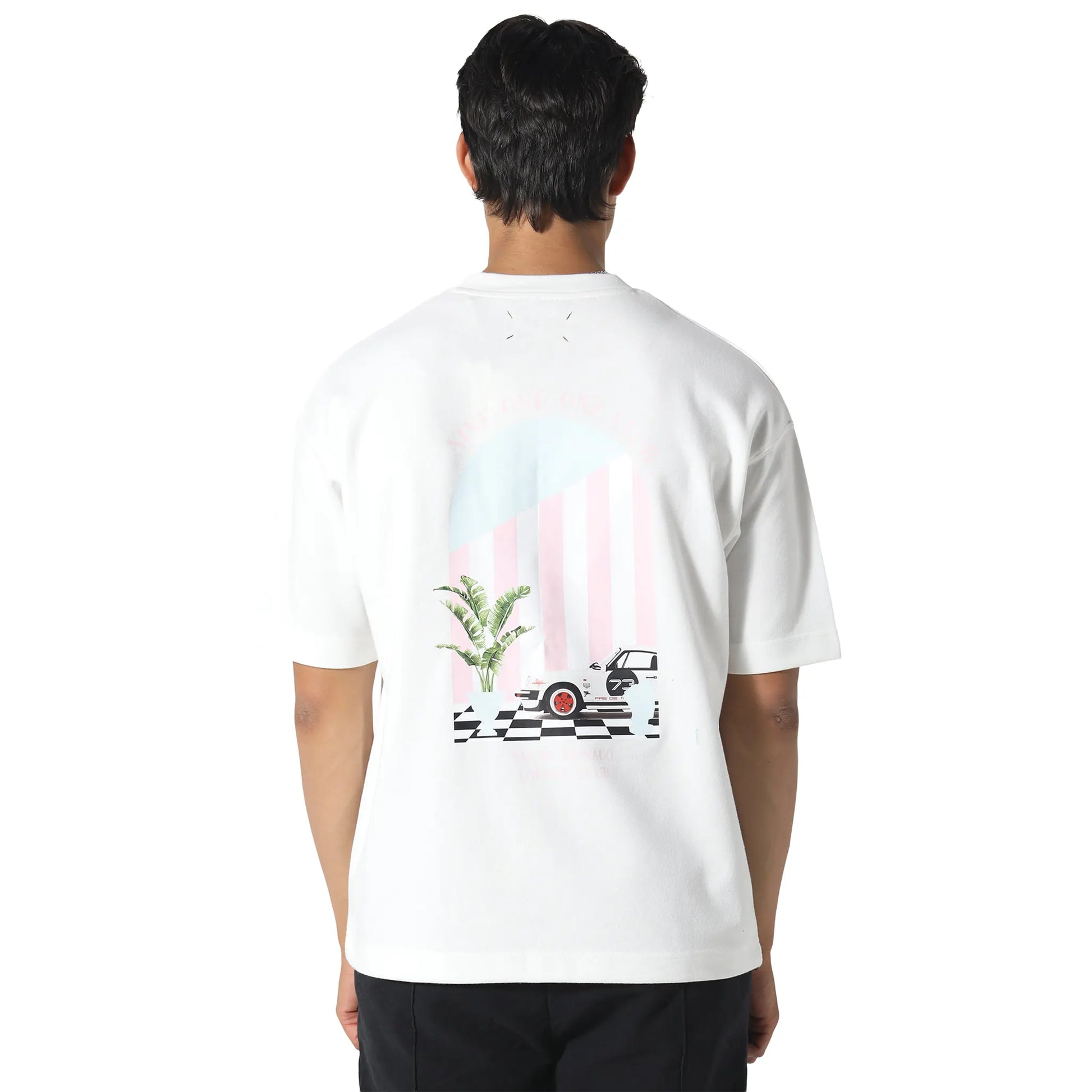 Pas De Monaco 911 Club Off White T-Shirt