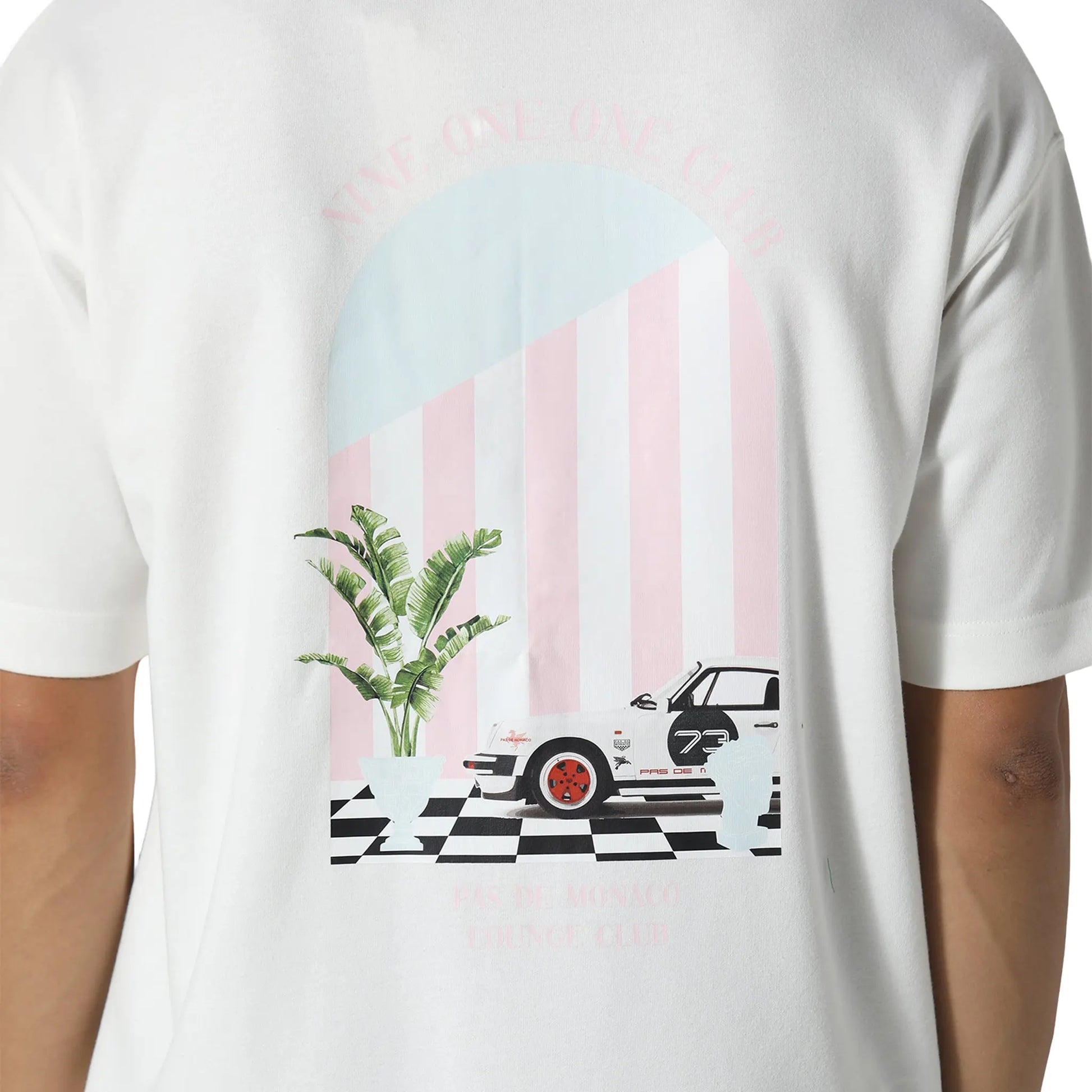 Pas De Monaco 911 Club Off White T-Shirt