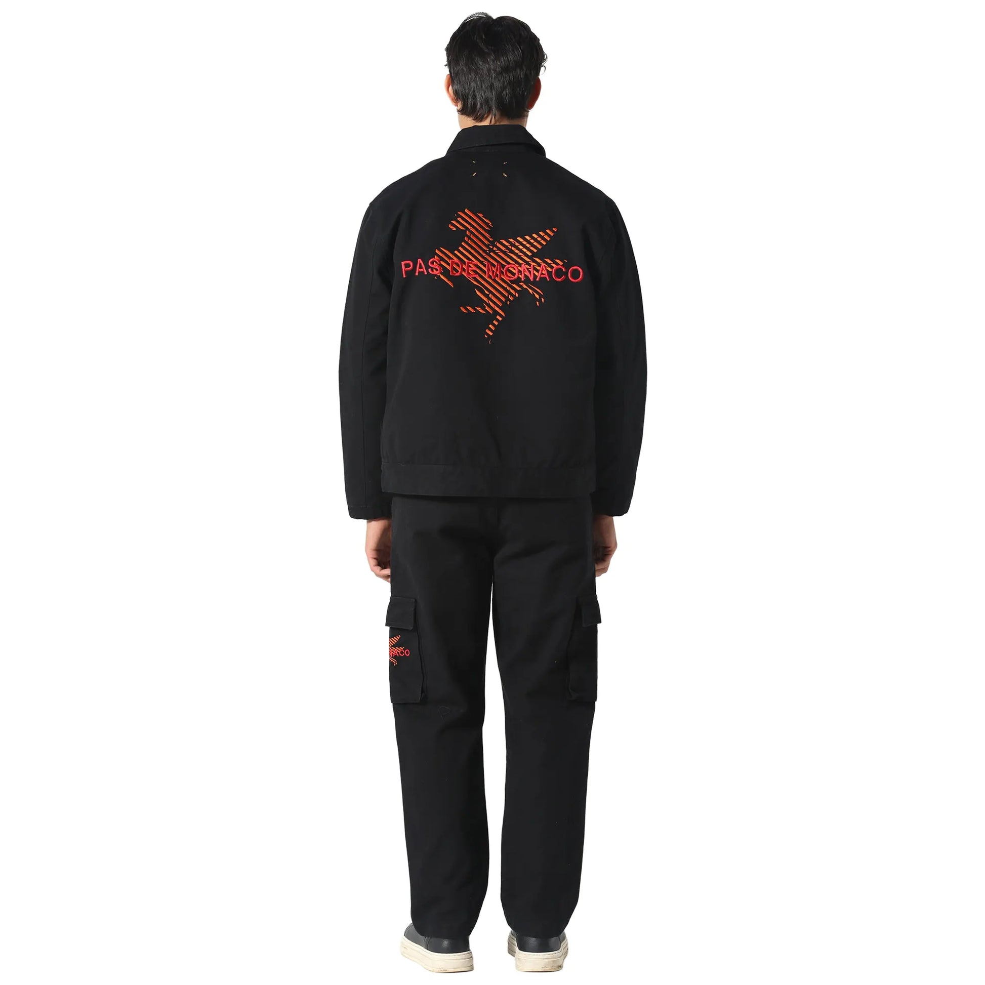 Pas De Monaco Canvas Race Black Jacket