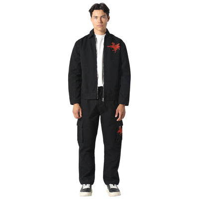 Pas De Monaco Canvas Race Black Jacket