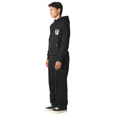 Pas De Monaco Floral Line Black Hoodie